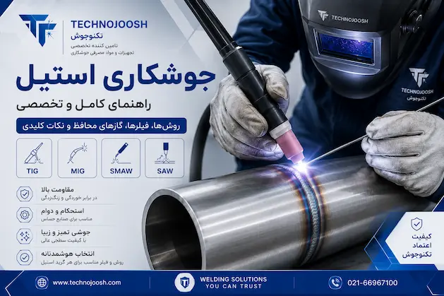 جوش استیل؛ بهترین روش جوشکاری، فیلر و تنظیمات