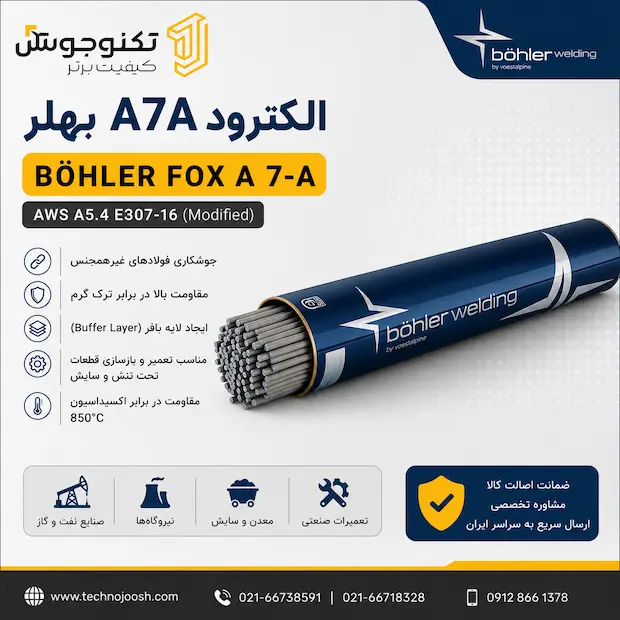 a7a الکترود A7A بهلر | BÖHLER FOX A 7-A