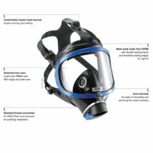 ماسک تمام صورت دراگر مدل X-Plore 6300 2